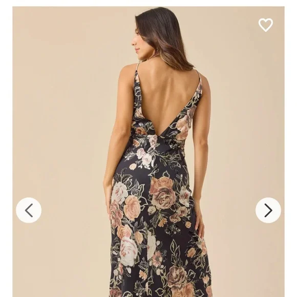 Altar'd State Black Floral Maxi Dress - Picture 4 of 8